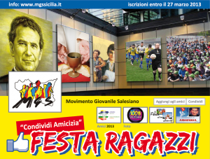Festa Ragazzi 2013 Manifesto